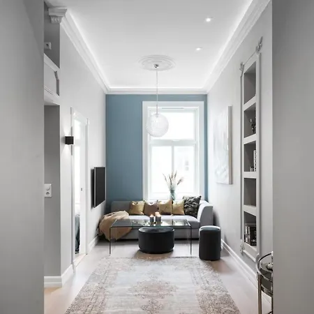 Appartement Elegant Frogner 40sqm With Loft & High Ceilings Oslo